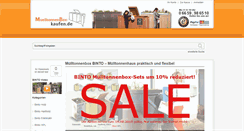 Desktop Screenshot of muelltonnenbox-kaufen.de